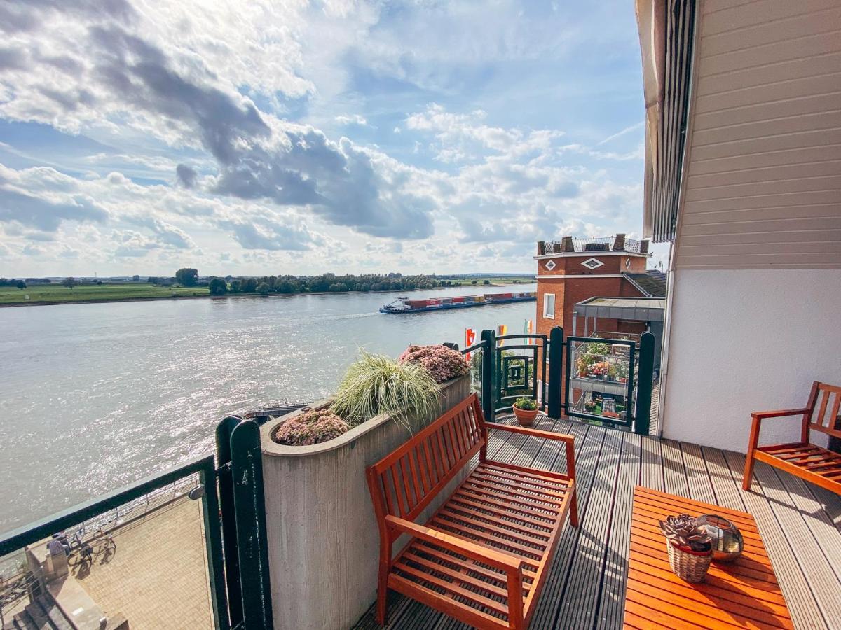 Rheinloft 3 - Grosse Giebelwohnung Mit Dachterrassen An Der Rheinpromenade Еммеріх Екстер'єр фото